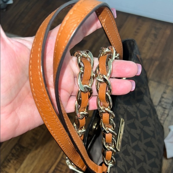 Michael Kors Brown Tote and Wallet Set Hudson brown black - Picture 6 of 16